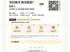 Geely Galaxy Starship 7 120km Voyage Edition - ფოტო 19