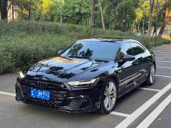 Audi A7L 55 TFSI quattro S-line Zhiyuan Obsidian Black Package - ფოტო 1