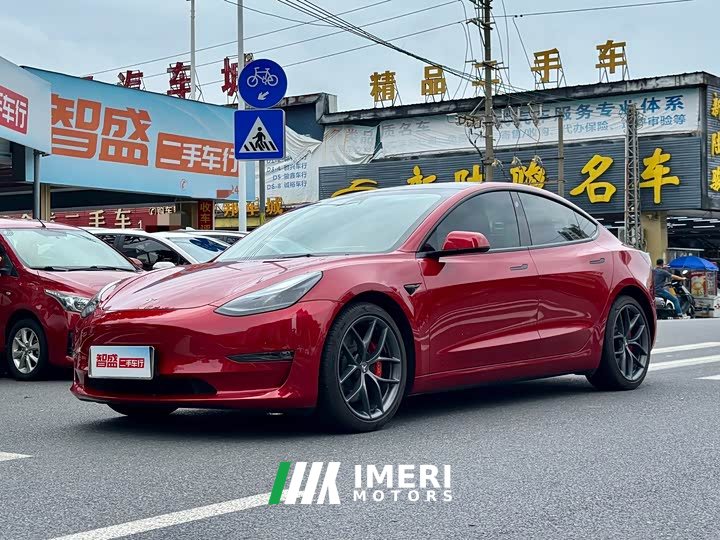 Tesla Model 3 Performance All-Wheel Drive 3D6 - ავტომობილი ჩინეთიდან