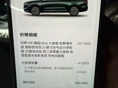 AITO M9 Extended Range Ultra 52kWh 6-Seater - ფოტო 19