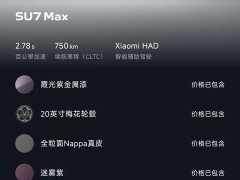 Xiaomi SU7 Quad Motor Ultra-Long Range Advanced Autonomous Driving Max - ფოტო 19