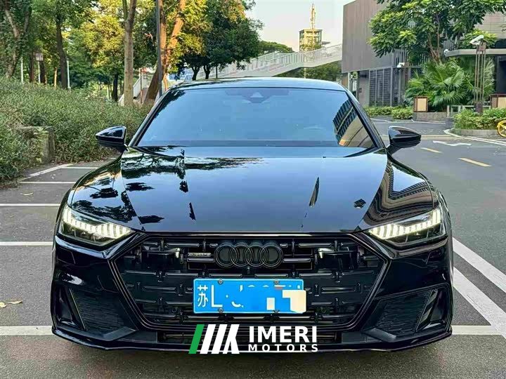 Audi A7L 55 TFSI quattro S-line Zhiyuan Obsidian Black Package - ავტომობილი ჩინეთიდან