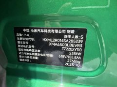 Xiaomi YU7 2025 Rear-Wheel Drive Long-Range Edition - ფოტო 18