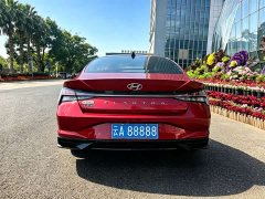 Hyundai Elantra 2021 1.5L CVT GLX Elite - ფოტო 12
