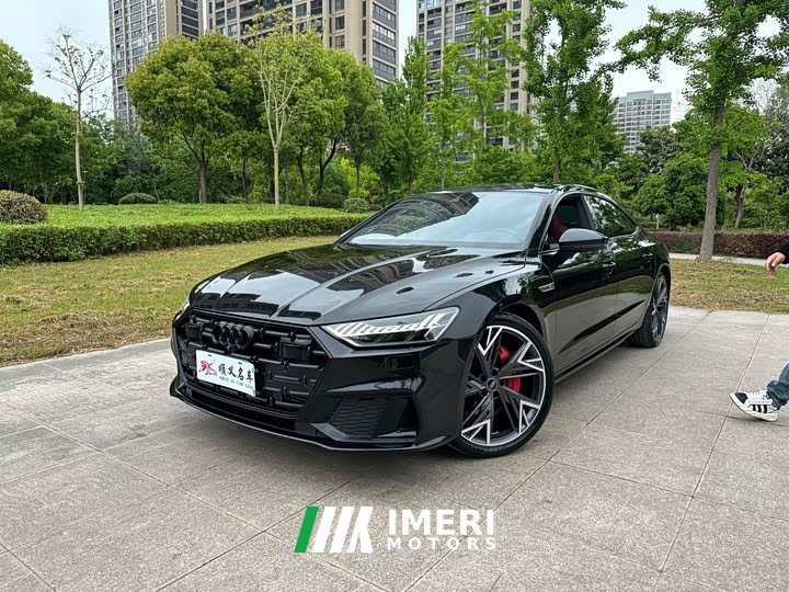 Audi A7L 2022 45 TFSI quattro S-line Black Knight Edition - ავტომობილი ჩინეთიდან
