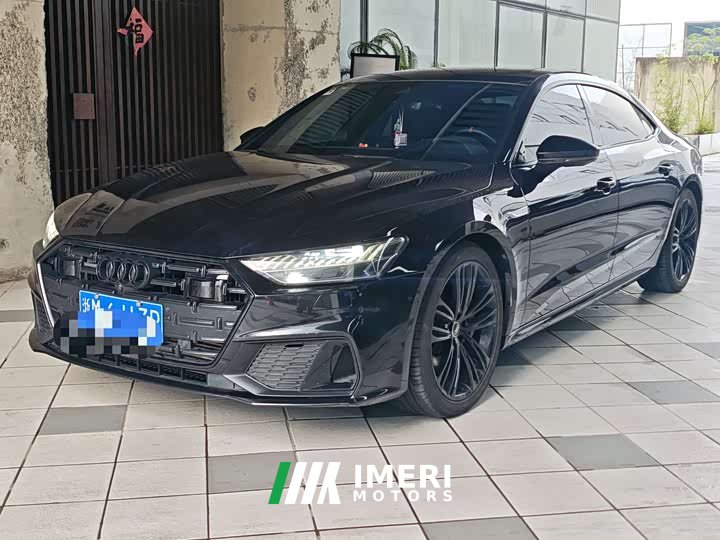 Audi A7L 55 TFSI quattro S-line Zhiyuan Obsidian Black Package - ავტომობილი ჩინეთიდან