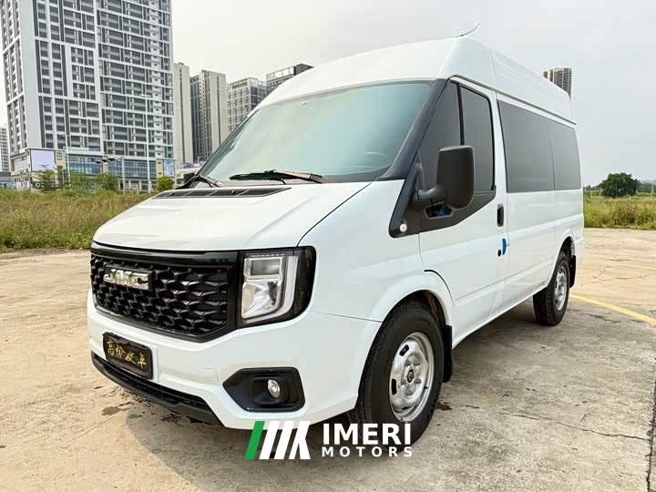 Jianglin Fushun 2.0T 6MT Diesel Short-wheelbase Mid-roof Commercial Multi-purpose Passenger Vehicle 5/6-seater - ავტომობილი …