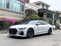 Audi A7L 2022 55 TFSI quattro S-line Zhiyuan Flowing Crystal Package - ფოტო 1