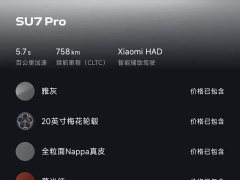 Xiaomi SU7 Rear-Wheel Drive Ultra-Long Range Advanced Autonomous Driving Pro - ფოტო 5