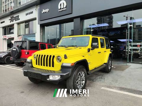 2024 Jeep Wrangler PHEV 2022 Four-Door 2.0T 4xe Sahara High-Visibility Yellow Limited Edition - ავტომობილი ჩინეთიდან