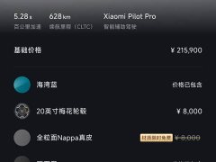 Xiaomi SU7 Rear-Wheel Drive Long Range Smart Driving Edition - ფოტო 11