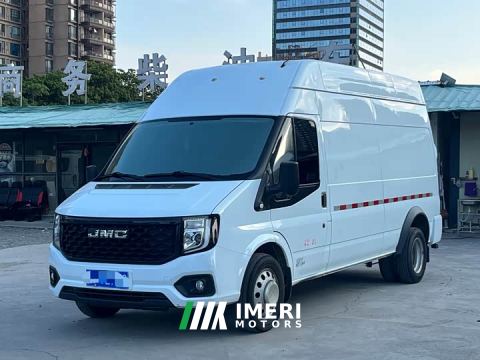 2023 JMC Jiangling Fushun 2.0T Manual Box Truck Long Wheelbase High Roof 3-Seater