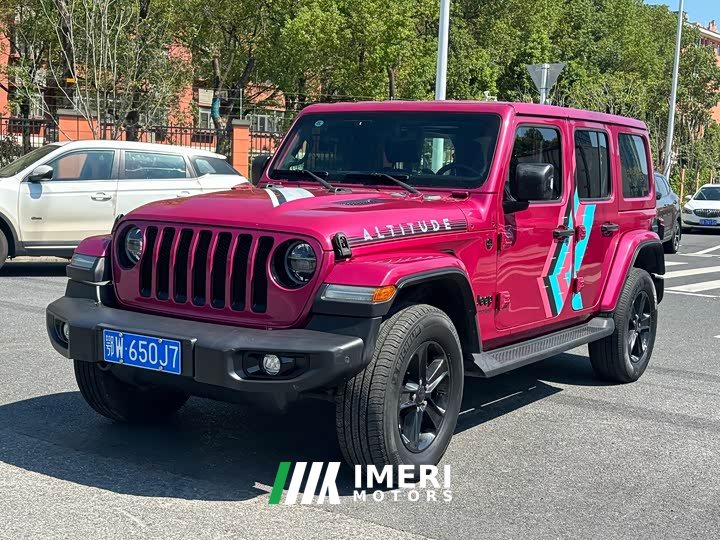 Jeep Wrangler 2022 2.0T High Altitude Bahama Beach Pink Special Edition - ავტომობილი ჩინეთიდან