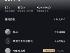 Xiaomi SU7 2024 Rear-Wheel Drive Ultra-Long Range Advanced Autonomous Driving Pro - ფოტო 12
