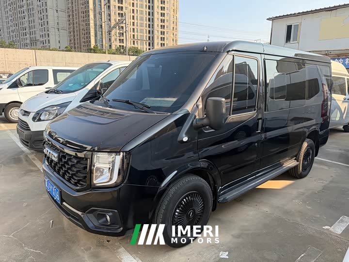 Jianglin Fushun 2.0T 8AT Diesel Short-wheelbase Low-roof Commercial Multi-purpose Passenger Vehicle 5/6-seater Dual-opening …