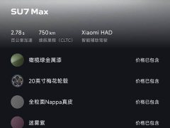 Xiaomi SU7 Quad Motor Ultra-Long Range Advanced Autonomous Driving Max - ფოტო 6
