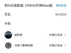 Fangchengbao Leopard 5 210KM Tianshen Max Edition - ფოტო 10