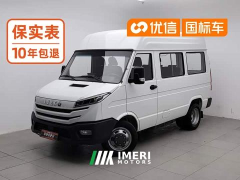 2024 Iveco Daily 2.5T A35M1 Short Wheelbase Mid-Roof Dual Rear Wheels Side Sliding Door 5-9 Seater - ავტომობილი ჩინეთიდან