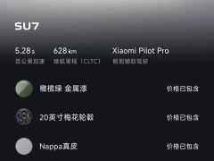 Xiaomi SU7 Rear-Wheel Drive Long Range Smart Driving Edition - ფოტო 11