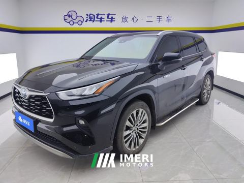 2023 Toyota Highlander Dual-Engine 2.5L 4WD Luxury Edition 7-seater - car from China