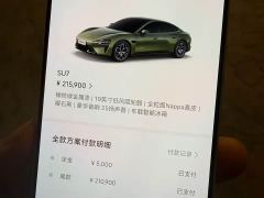 Xiaomi SU7 Rear-Wheel Drive Standard Founder Edition - ფოტო 11
