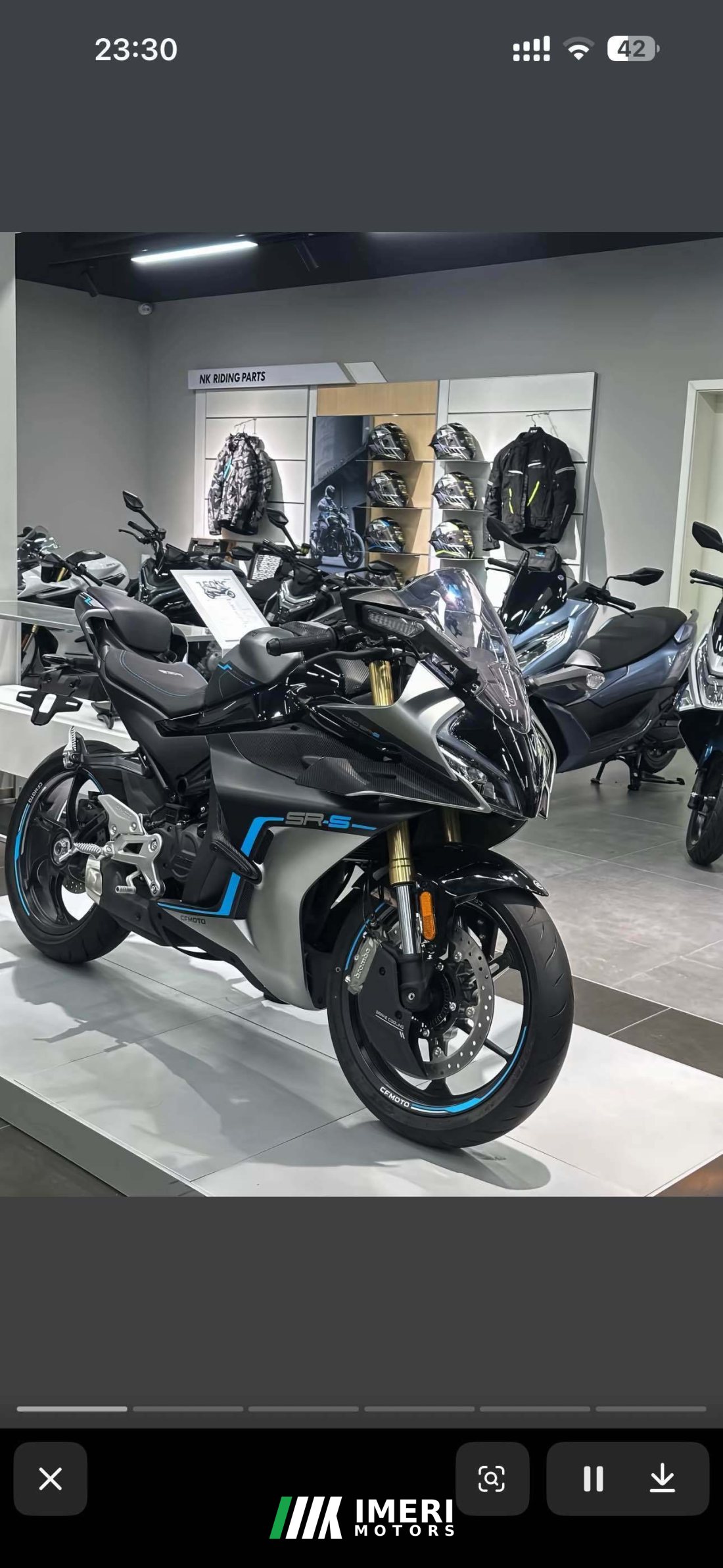CFMOTO 450SR - მოტოციკლი ჩინეთიდან