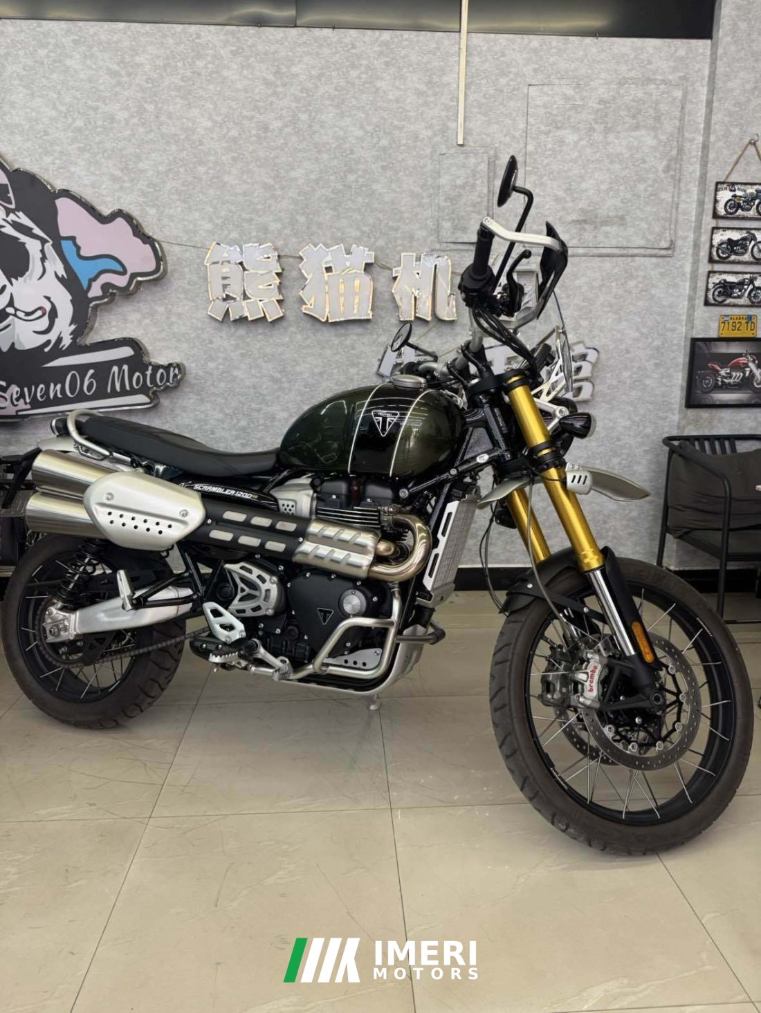 Triumph Scrambler 1200 - მოტოციკლი ჩინეთიდან