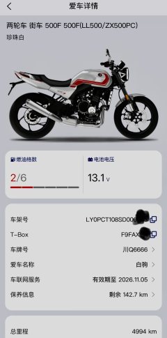 Zhangxue Motorcycles 500F - ფოტო 4