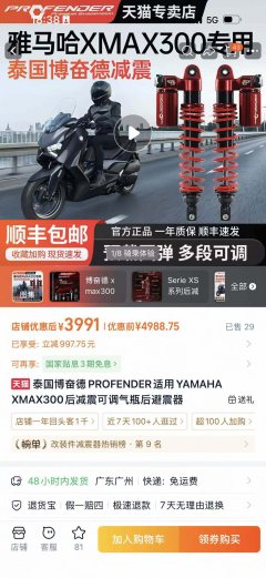 Yamaha XMAX 300 cc - ფოტო 2