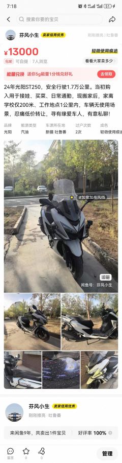 KYMCO Zongshen ST250 - photo 7
