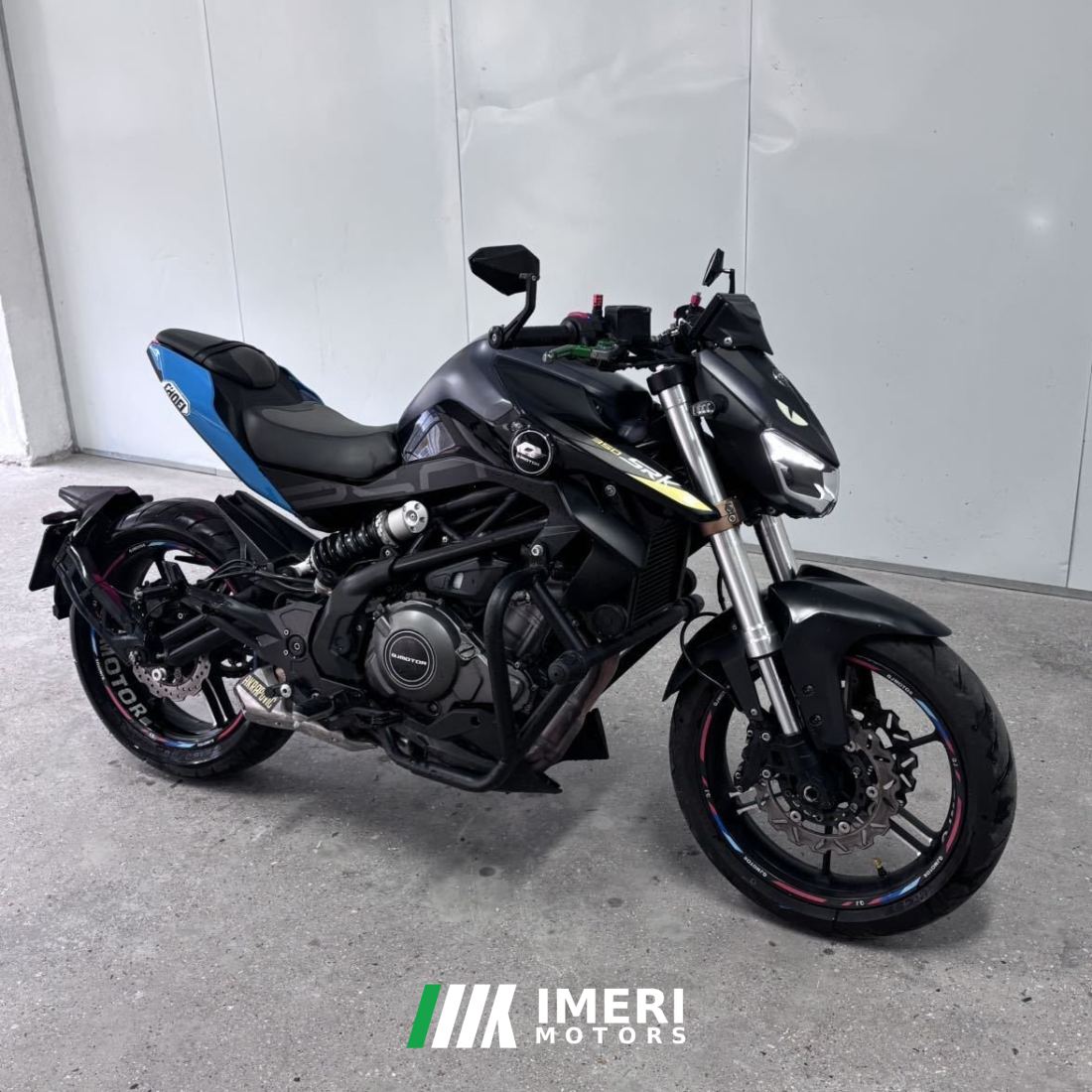 QJMOTOR Chase 350 - მოტოციკლი ჩინეთიდან