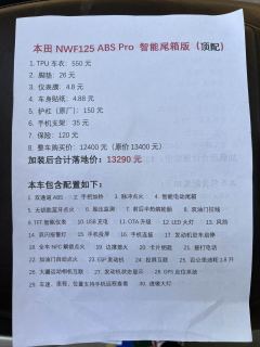 Wuyang Honda NWF125 - ფოტო 12