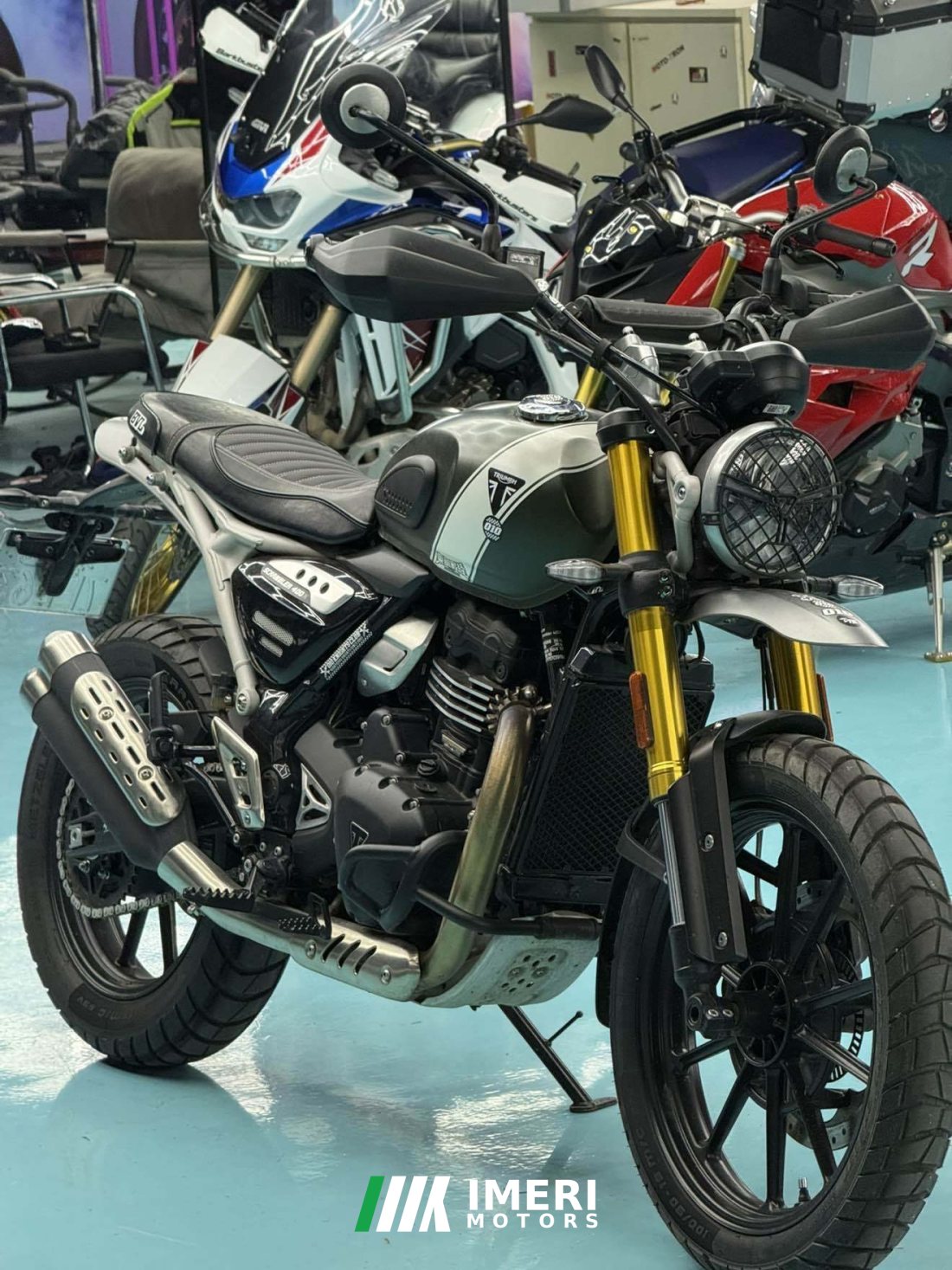 Triumph Scrambler 400 X - მოტოციკლი ჩინეთიდან