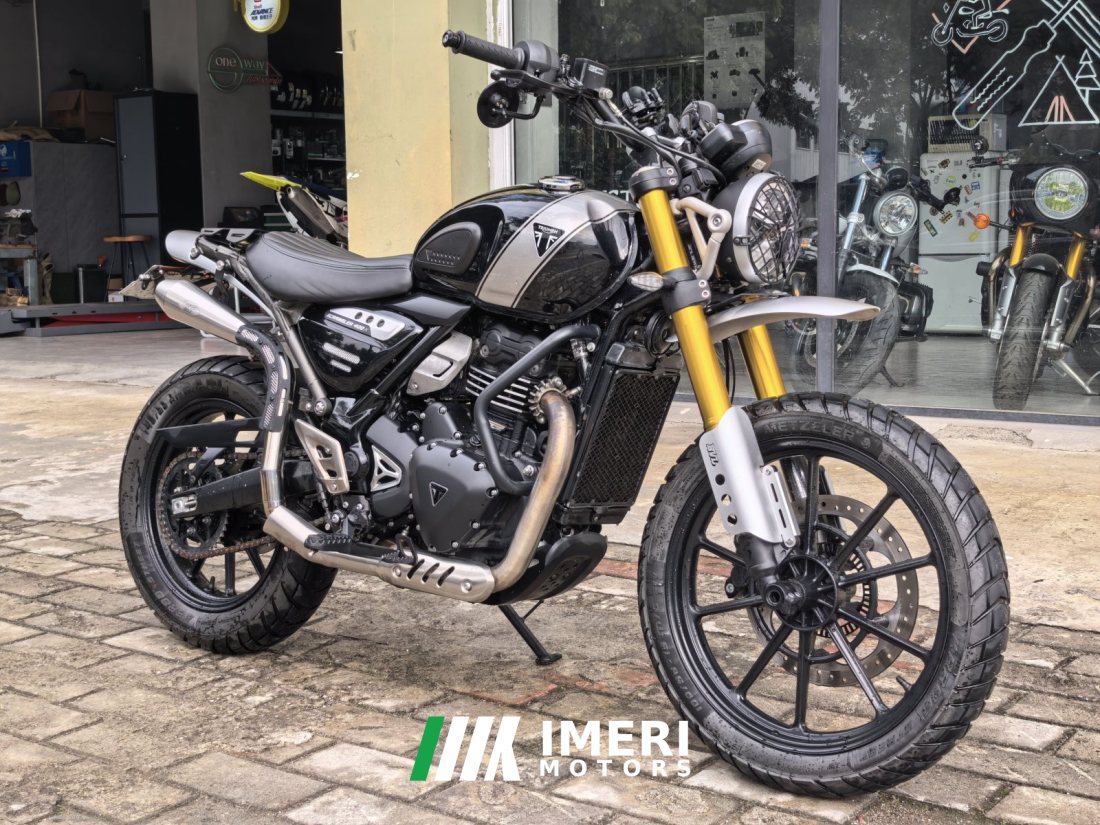 Triumph Scrambler 400 X - მოტოციკლი ჩინეთიდან