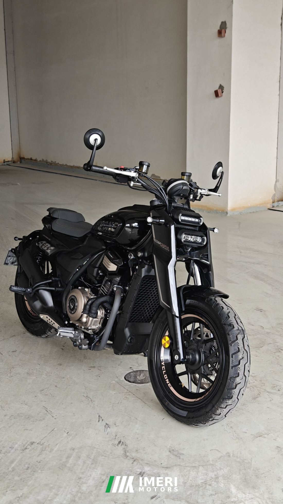 Cyclone AQS401 400 cc - მოტოციკლი ჩინეთიდან