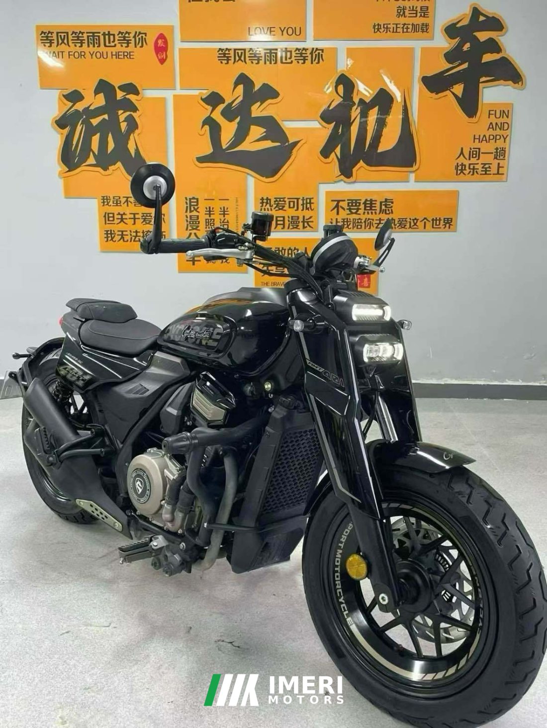 Cyclone AQS401 400 cc - მოტოციკლი ჩინეთიდან