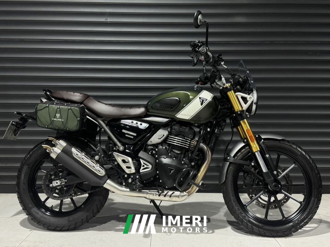 Triumph Scrambler 400 X - მოტოციკლი ჩინეთიდან