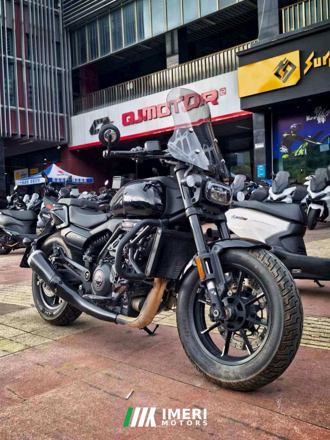 QJMOTOR AK628 550 cc - მოტოციკლი ჩინეთიდან