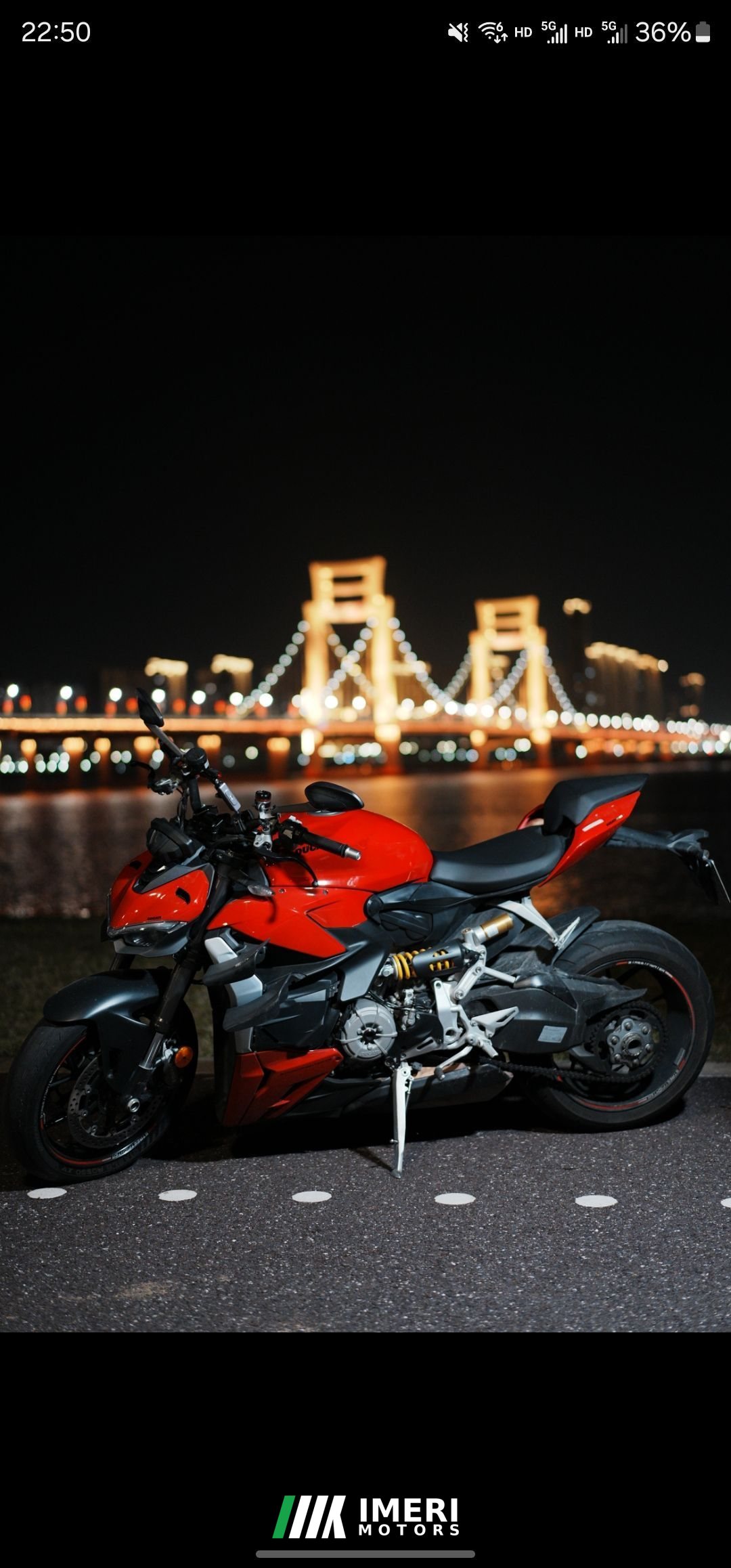 Ducati Street Fighter V2 950 cc - მოტოციკლი ჩინეთიდან
