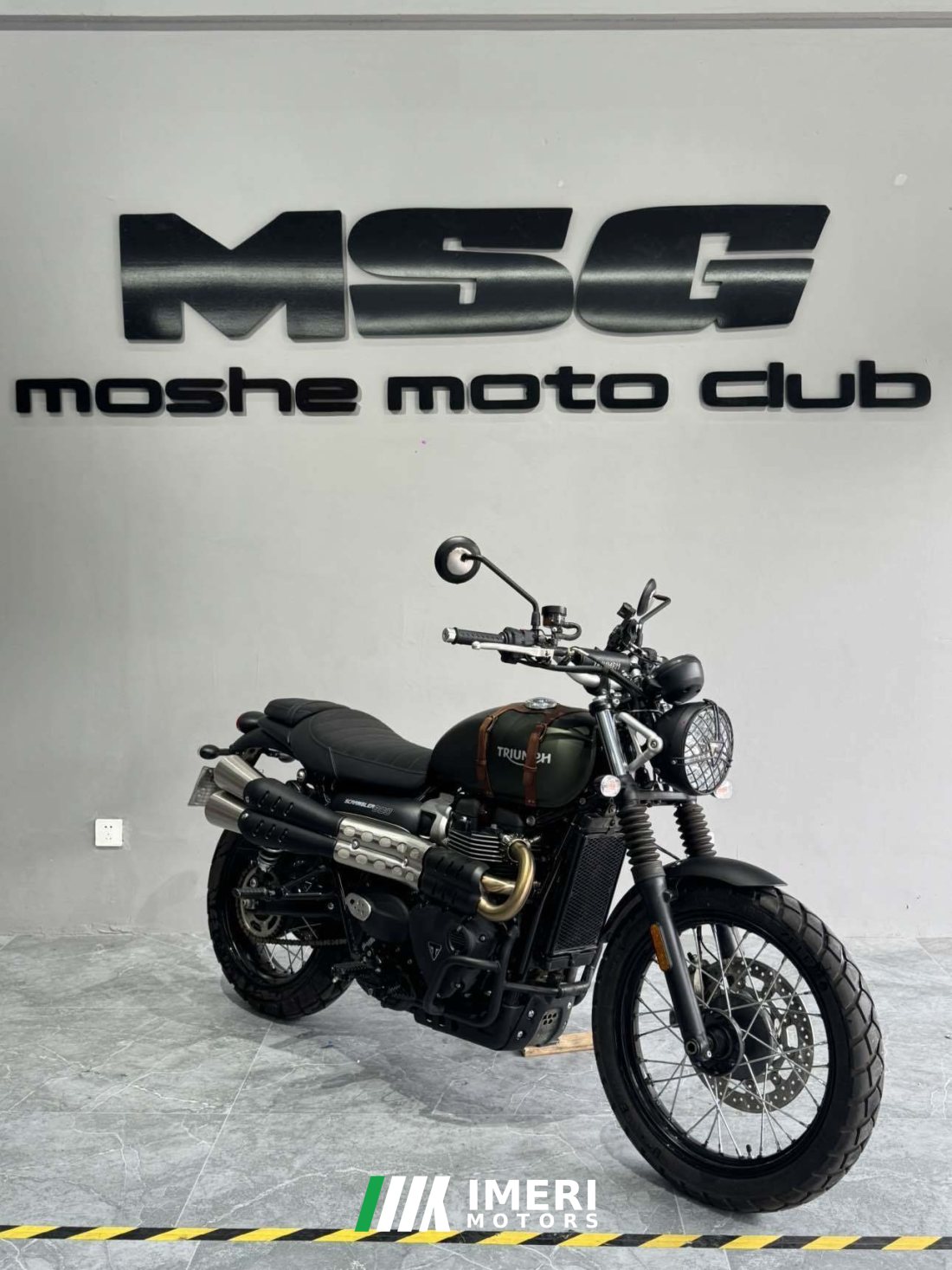 Triumph Scrambler 900 - მოტოციკლი ჩინეთიდან
