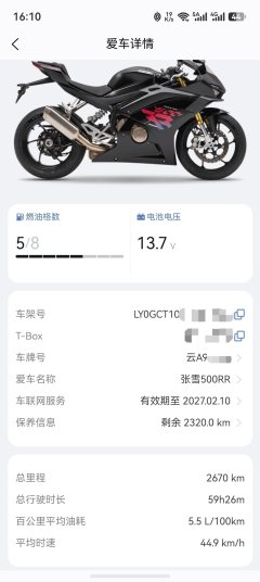 Zhangxue Motorcycles 500RR - ფოტო 6