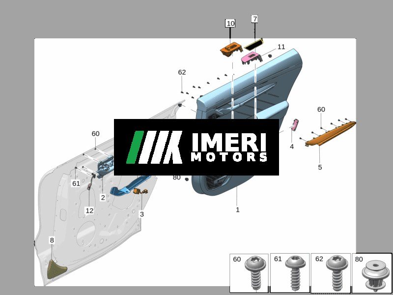 Rear Door Trim Panel - Zeekr 001