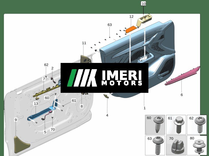 Front Door Trim Panel (Left) - Zeekr 001