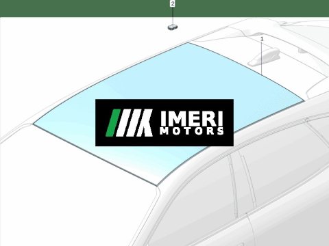8892699110 - Fixed Panoramic Sunroof Glass Zeekr 001