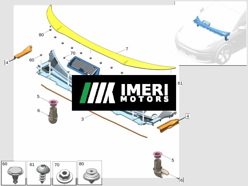 Air Intake Cover - Zeekr 001