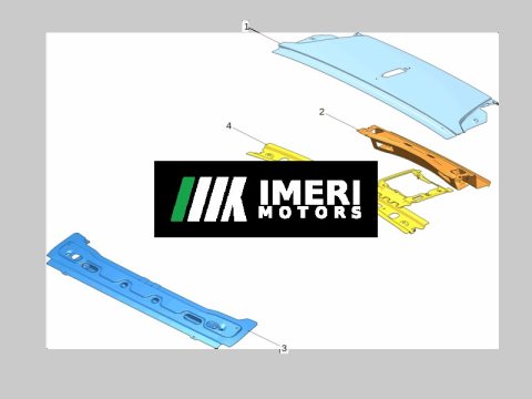 8890597449C15 - Roof Rear Outer Panel Zeekr 001