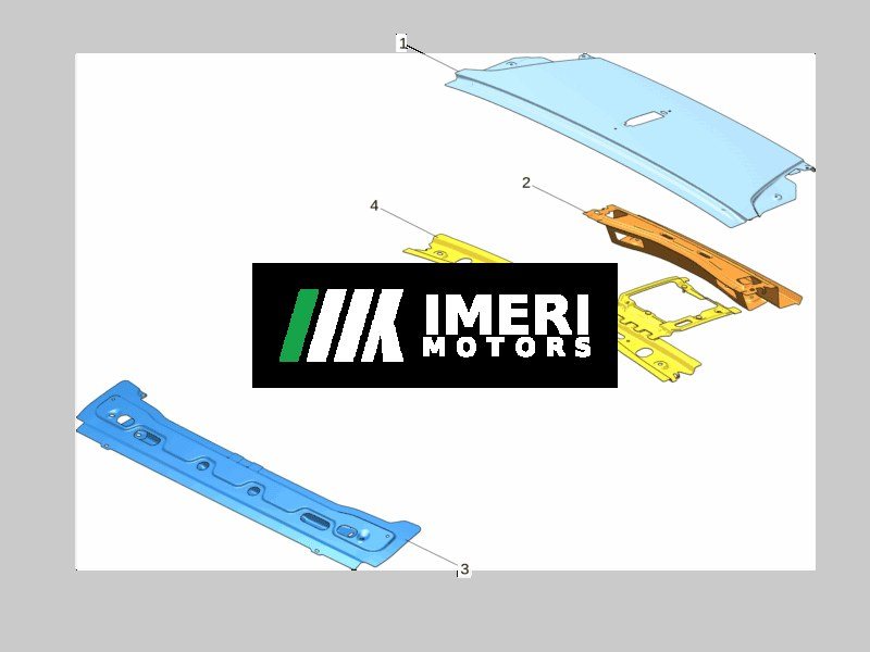 Roof Rear Outer Panel - Zeekr 001