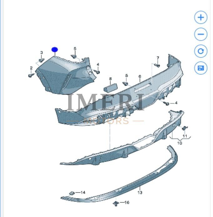 Rear Bumper Spoiler - For Volkswagen Anhui ID.UNYX (06) - Volkswagen ID.UNYX 06