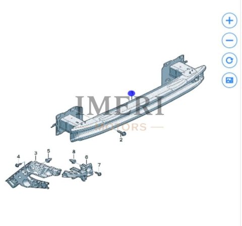 11H 807 394 - Guide Bracket Right - For Volkswagen Anhui ID.UNYX (06) Volkswagen ID.UNYX 06