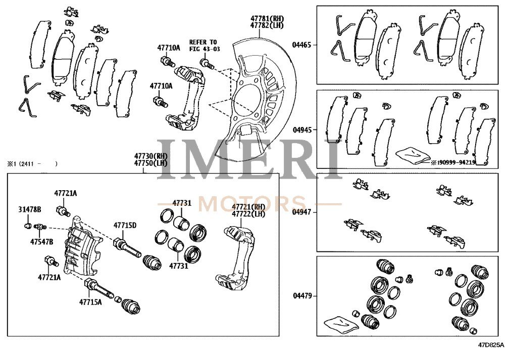 Front Disc Brake Pad Kit